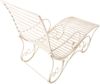CLP 'Amiens' Gartenliege, Eisen, 101 x 140 x 58 cm, Antik Creme Bild 4