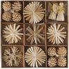 Annastore Christbaumschmuck Strohsterne- Baumschmuck nachhaltig - Stroh Sterne für den Christbaum, Ø 6 cm, Weihnachtsbaumschmuck, Christbaumschmuck Bild 3