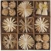 Annastore Christbaumschmuck Strohsterne- Baumschmuck nachhaltig - Stroh Sterne für den Christbaum, Ø 6 cm, Weihnachtsbaumschmuck, Christbaumschmuck Bild 2