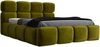 Polsterbett MONAKO 90x200 mit Matratze, Bettkasten und Lattenrost. Farbe: Olive 9 Bild 4