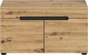 INOSIGN Sitzbank Rehat, Breite 80cm, in Basalt grau/Artisan Eiche, 2 Türen, Garderobenbank, Flurbank, Dielenbank, Bank mit Stauraum, Bank Bild 3