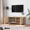 TV-Schrank, TV-Lowboard mit Türen Sonoma-Eiche 102x35x45 cm Holzwerkstoff Bild 3