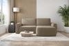 AX LIVING Sofa 250 cm Breit mit Schlaffunktion Otterton in Braun - R Bild 1