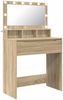 vidaXL Schlafzimmer-Frisiertische Sonoma-Eiche 80 x 39,6 x 135 cm 888969 Bild 2
