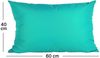 JACK Dekokissen 40x60cm Outdoor Lounge Kissen inkl. XXL Füllung, starke Füllung, Robust, Strapazierfähig, Wasserabweisend, Innen&Außen Bild 4