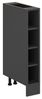 Küchenregal R-Line Anthrazit 15 cm ohne Arbeitsplatte Vicco Bild 4