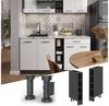 Küchenregal R-Line Anthrazit 15 cm ohne Arbeitsplatte Vicco Bild 2