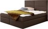 99rooms Charles Boxspringbett Velours JASMINE 120x200 cm Braun Bild 3