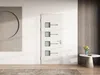 Vente-unique - AMARES Haustür GlasMetall Grau - B 6,5 cm x H 215 cm x L 90 cm Bild 5