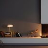 Relaxdays Bankerlampe mit weißem Glasschirm Bild 2