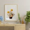 Relaxdays Bankerlampe mit weißem Glasschirm Bild 5