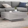Couchtisch, Sofatisch Grau Sonoma 80x80x31 cm Holzwerkstoff Bild 2