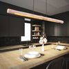 LED Hängeleuchte, Holz, dimmbar, L 120 cm Bild 4