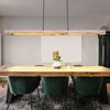 LED Hängeleuchte, Holz, dimmbar, L 120 cm Bild 3