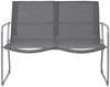 vidaXL 4-tlg. Garten-Lounge-Set Stoff und Stahl Grau 44351 Bild 2
