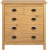 vidaXL Sideboard Hill 79x40x80 cm Massivholz Kiefer 288915 Bild 2