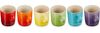 Becher 350ml 6er Set Regenbogen Poterie Le Creuset Becher - Backofen geeignet, Spülmaschinenfest Bild 2