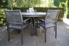 Gartentisch >Mojito Ceramic Negro< rund, Glaskeramik, Aluminium, anthrazit - 74x150 (HxD) Bild 5