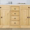 vidaXL Schrank SKI Honigbraun 40 x 46 x 81 cm Massives Kiefernholz 42007566 Bild 4