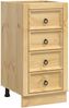 vidaXL Schrank SKI Honigbraun 40 x 46 x 81 cm Massives Kiefernholz 42007566 Bild 2