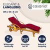 Detex Auflage Tami Sun Sunlounger wasserabweisend Rot Bild 2