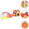 vidaXL Spielzelt mit 250 Bällen, Stoff mehrfarbig, 123 x 338 x 111 cm Bild 3