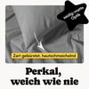Seralino Kissenbezüge Perkal Kissenbezug (100% Baumwolle) weich angeraut, hautfreundlich, besonders weich & atmungsaktiv, BCI zertifiziert, mit Reißverschluss Bild 4