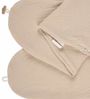 HOBEA-Germany Stillkissenbezug für Stillkissen 190cm Designs (Musselin beige) Bild 4