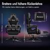 ALFORDSON Gaming-Stuhl mit Fußstütze und Lordosenstütze, ergonomisches Bild 2
