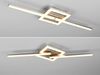 LED Deckenleuchte, Metall, nickel-matt, beweglich, B 54 cm Bild 4