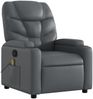 vidaXL Massagesessel Relaxsessel Grau Kunstleder 3206054 Bild 3
