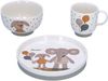 Sterntaler Kinder Porzellan-Geschirr-Set 3-tlg. Eddy & Happy - A Bild 4