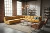 KAWOLA Modulsofa LAYLA Ecksofa 5 Module Velvet gelb 74 x 305 x 305 cm Bild 5