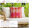 Bilderdepot24 Dekokissen drinnen Kissenhülle/ Sofakissen/ Zierkissen rosa Sprüche Pop Art, Bezug mit / ohne Füllung Zierkissen Outdoor Sofa Bett Bild 4