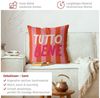 Bilderdepot24 Dekokissen drinnen Kissenhülle/ Sofakissen/ Zierkissen rosa Sprüche Pop Art, Bezug mit / ohne Füllung Zierkissen Outdoor Sofa Bett Bild 3