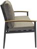 Loungesofa Phoenix 3-Sitzer 196cm Gartensofa mit Polster Teak Rope Anthrazit Bild 3