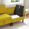 vidaXL Sofa mit Stauraum Gelb Samt 42027083 Bild 3