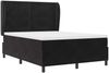 vidaXL Boxspringbett mit Matratze Schwarz 190 x 140 cm Samt 3340924 Bild 5