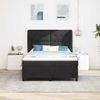vidaXL Boxspringbett mit Matratze Schwarz 190 x 140 cm Samt 3340924 Bild 3
