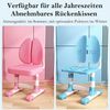 TUWENA Kinderschreibtisch Kinder-Schreibtisch und Stuhl-Set, Höhenverstell Schul-Lerntisch-Stuhl, Ergonomisch Schreibtischstuhl mit große Schreibtafel Stauraum Fußpedal Bild 4