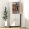 Sideboard Weiß 69,5 x 34 x 90 cm Holzwerkstoff [812141] Bild 3