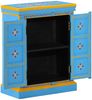 vidaXL Sideboard Massivholz Mango Türkis Handbemalt 244838 Bild 3