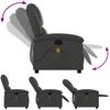vidaXL Massagesessel Grau Echtleder 371796 Bild 5