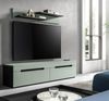 TV-Lowboard und Wandboard Cooper in salbei und grau 170 cm Bild 2