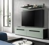 TV-Lowboard und Wandboard Cooper in salbei und grau 170 cm Bild 5