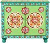 vidaXL Sideboard Handbemalt Mehrfarbig 70x35x60 cm Mango Massivholz 321664 Bild 2