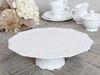 Tortenplatte Kuchenplatte weiß mit Fuß Shabby Chic Antique 63138 11 Bild 4