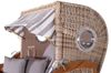 Strandkorb Komplettset - bene living - Ammersee Grande XL Teak - PE shell - Modell 513 - inkl. Liftersystem Bild 4