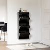 Schuhkipper Sokndal mit 4 Klappen Schwarz [en. casa] Bild 5