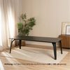 Bronx71 Esstisch Flint Schwarz 160 x 90 cm Bild 2